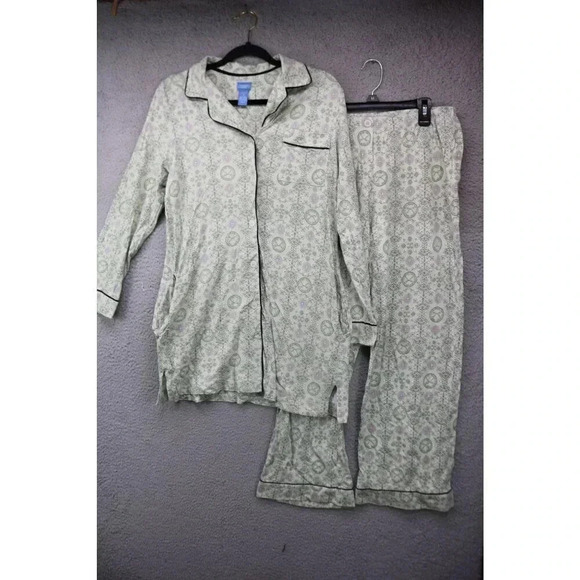 Simply Vera Vera Wang Pajama Set With Pockets - M - Picture 1 of 14